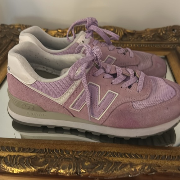Lilac New Balance Encap Classic 574 - Picture 3 of 5